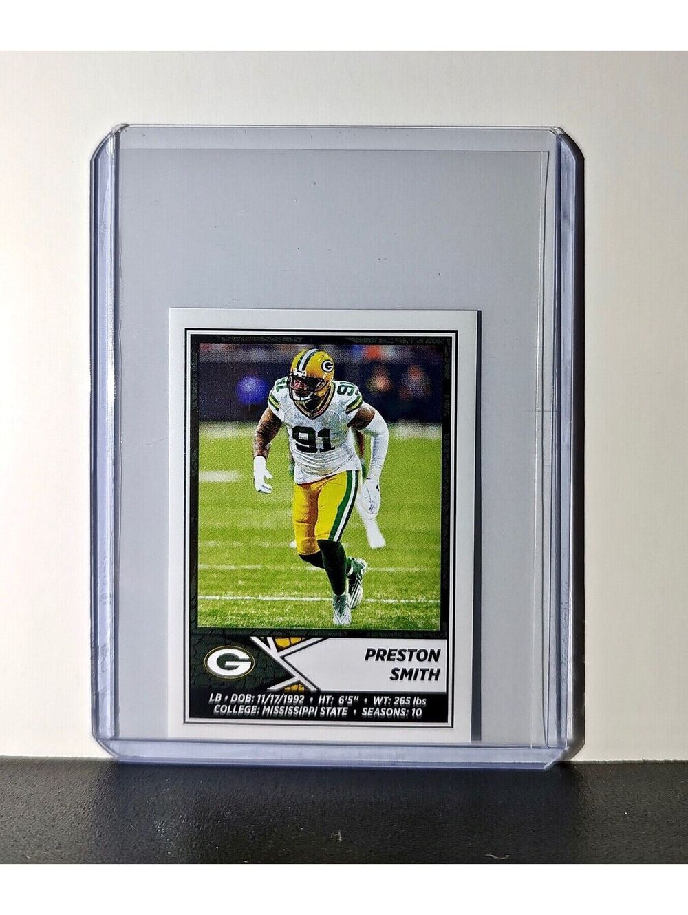 Preston Smith 2024 Panini NFL Sticker #407 Green Bay Packers